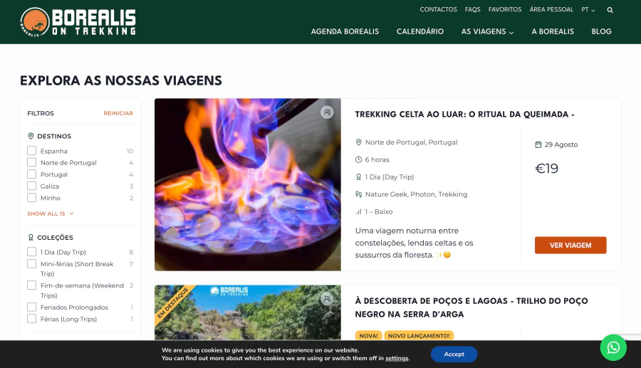 Borealis - Adventure Travel Platform
