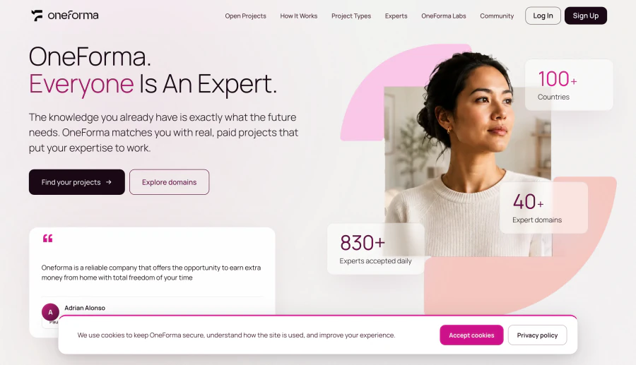OneForma - Expert Marketplace Platform